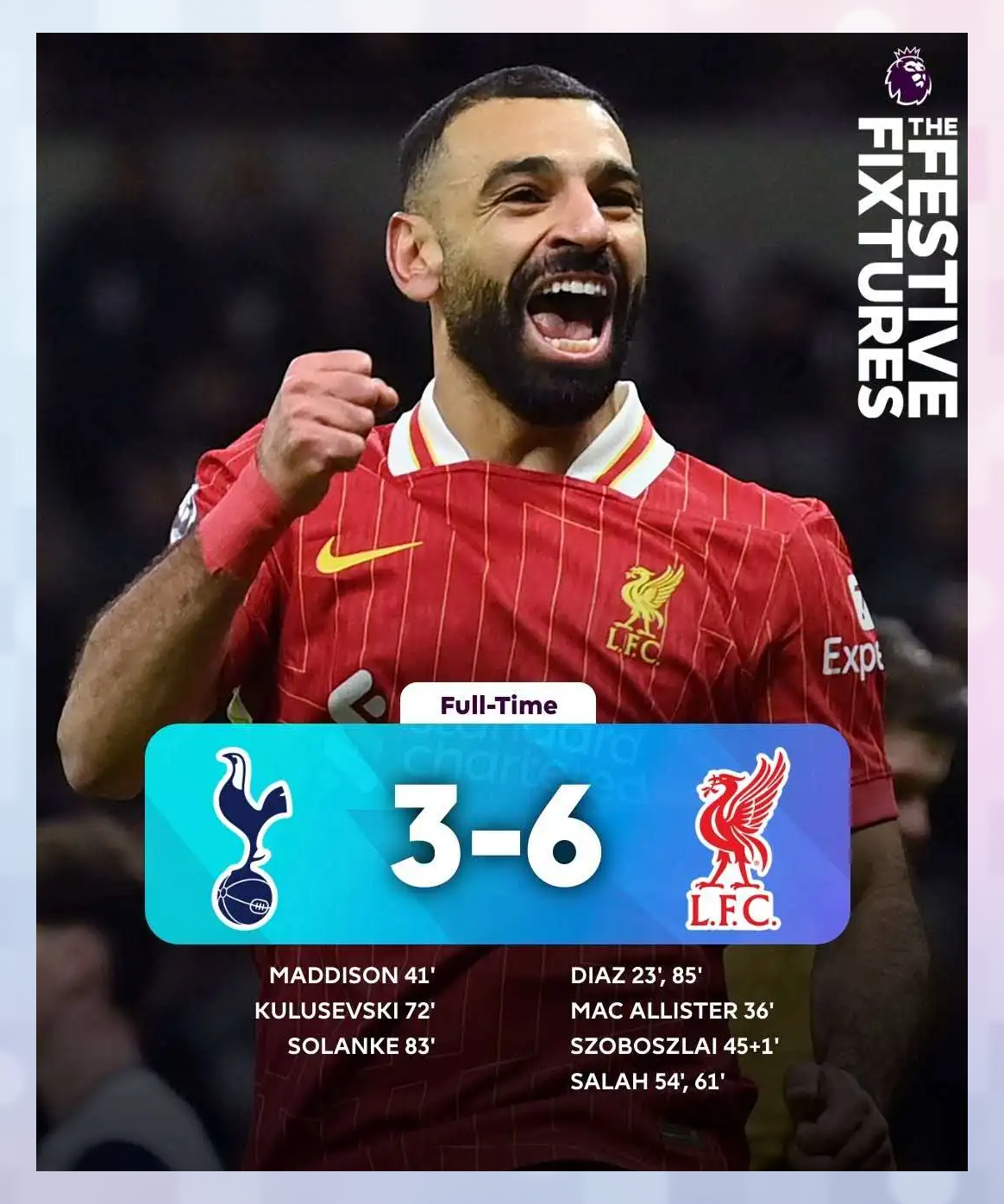 萨拉赫当选本赛季最佳射手,连续两年夺冠! 萨拉赫当选本赛季最佳射手,连续两年夺冠!