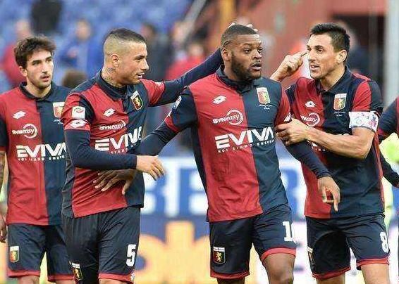 热那亚抢分成功,保级前途一片光明 热那亚抢分成功,保级前途一片光明